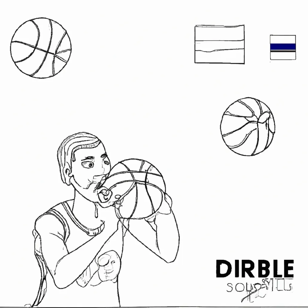 drible cores desenhos basquete olimpico imprimir pintar 2