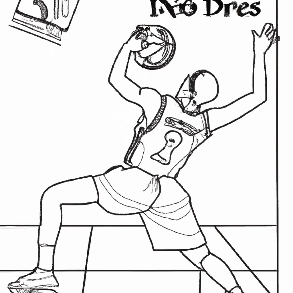 drible cores desenhos basquete olimpico imprimir pintar 10