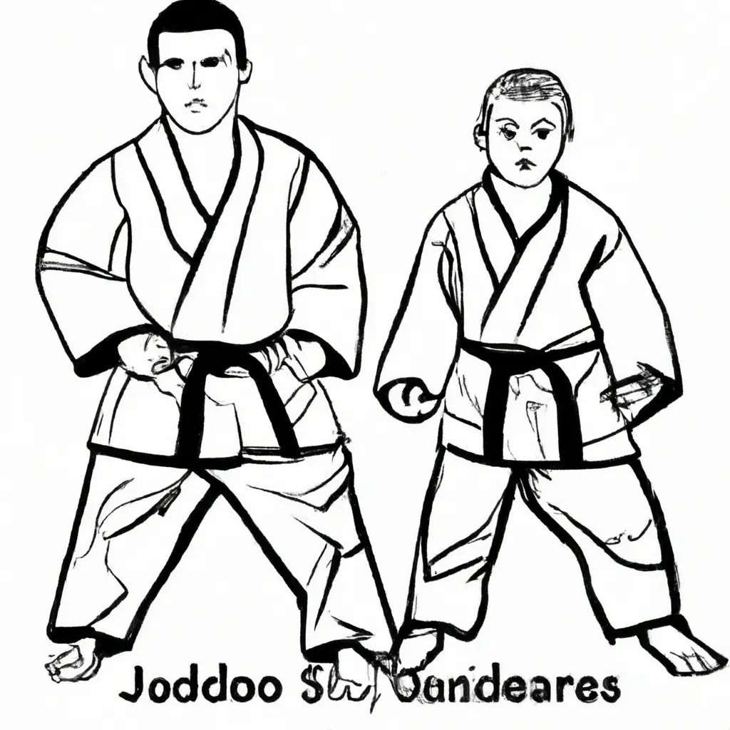 desenhos judo olimpico imprimir pintar