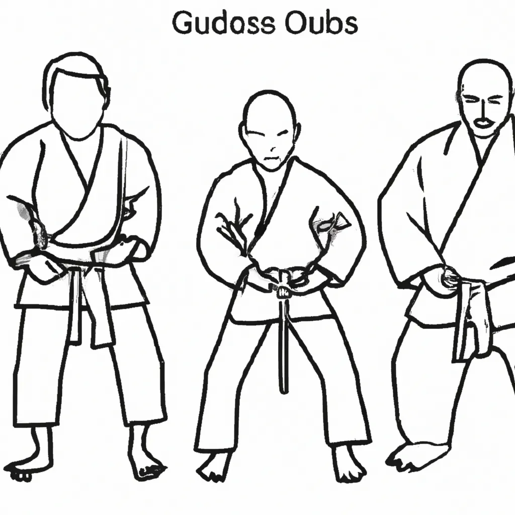 desenhos judo olimpico imprimir pintar 3