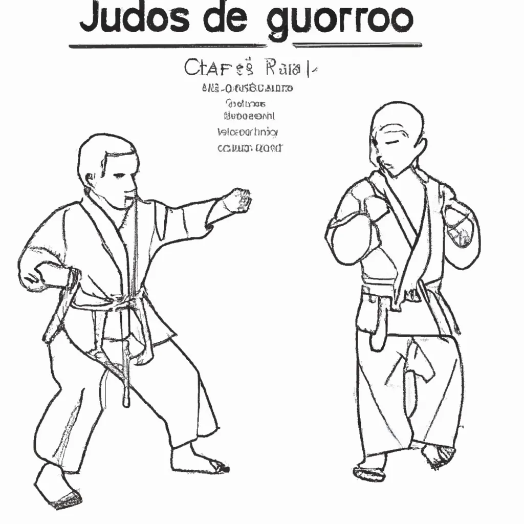 desenhos judo olimpico imprimir pintar 5