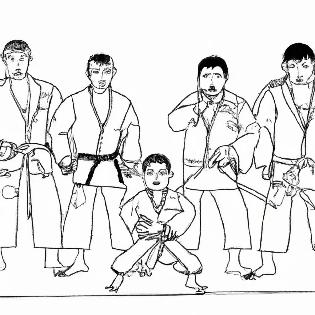 desenhos judo olimpico imprimir pintar 6