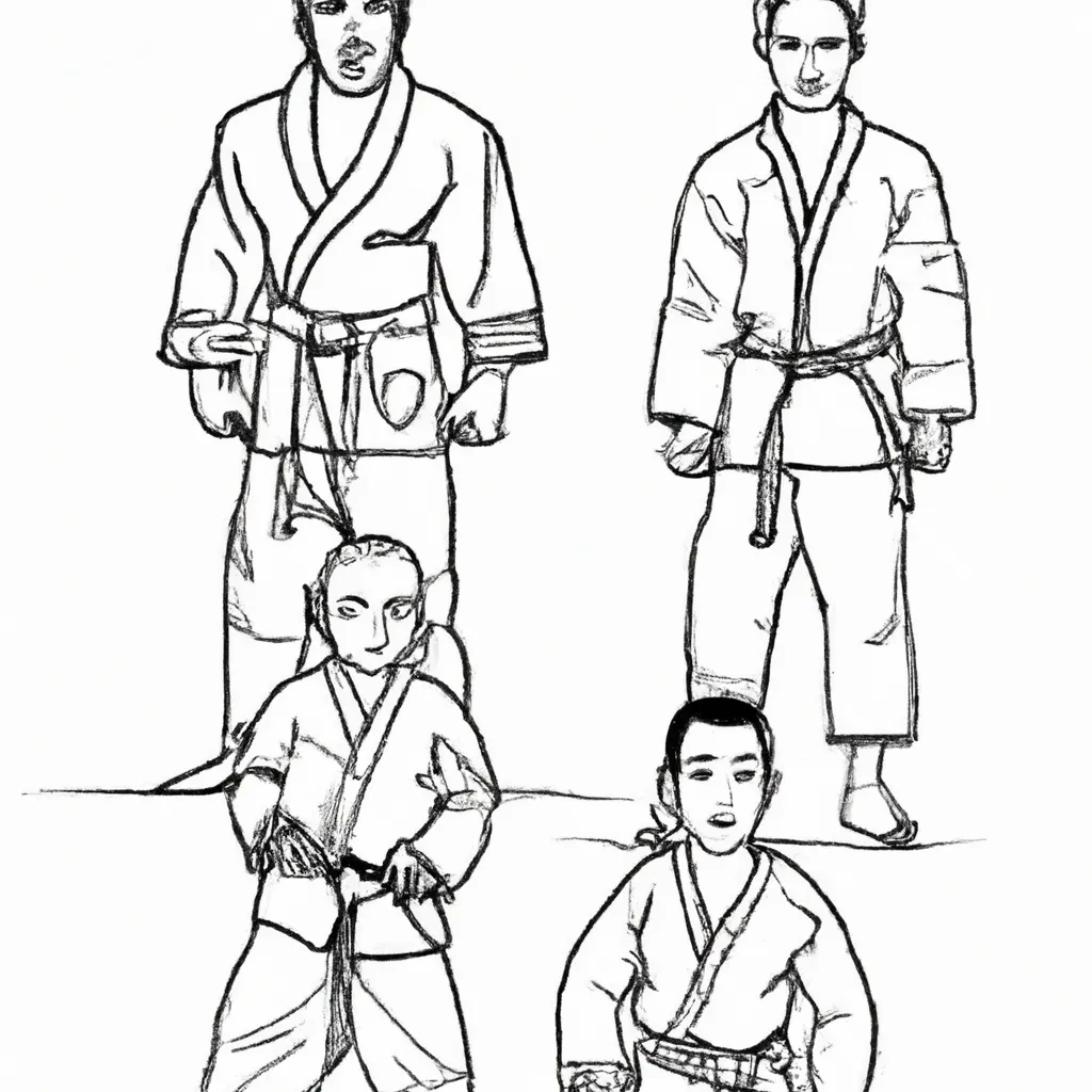 desenhos judo olimpico imprimir pintar 13