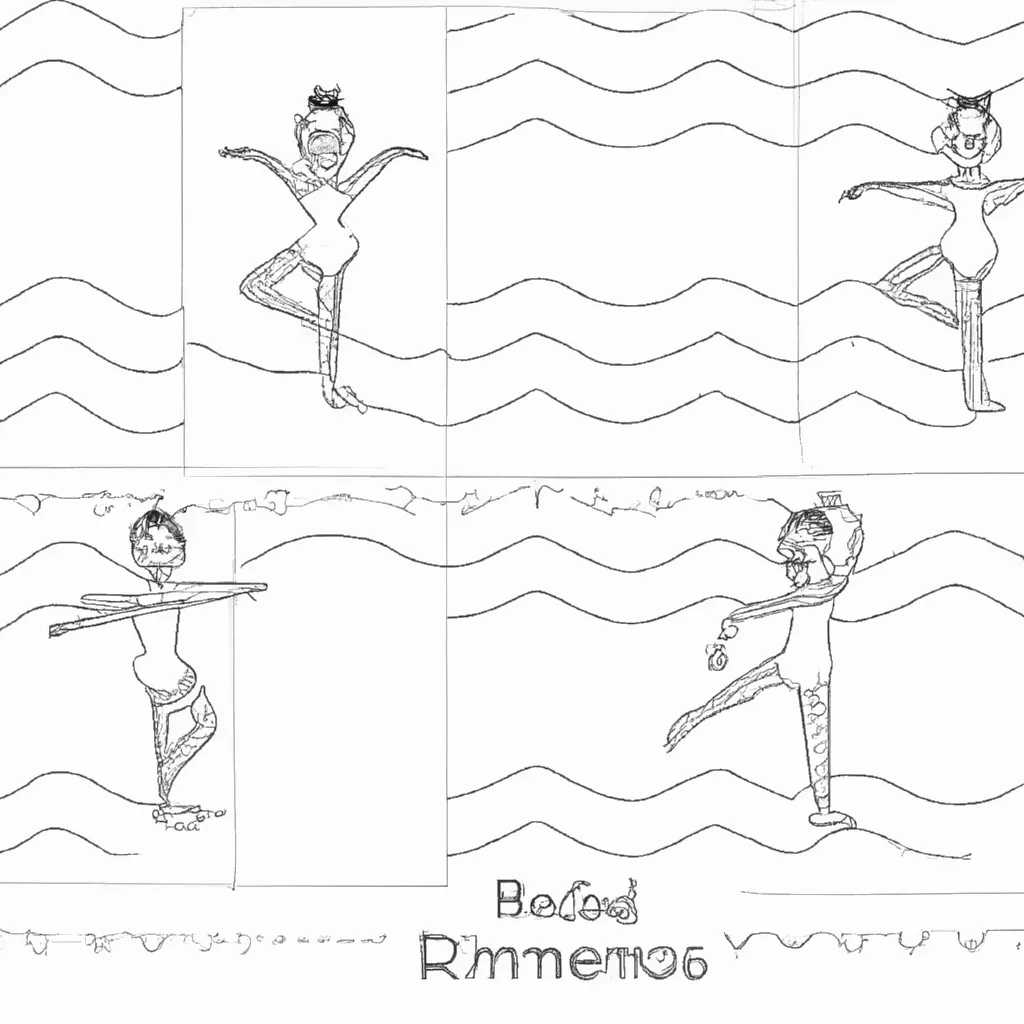 desenhos ginastica ritmica imprimir pintar 1