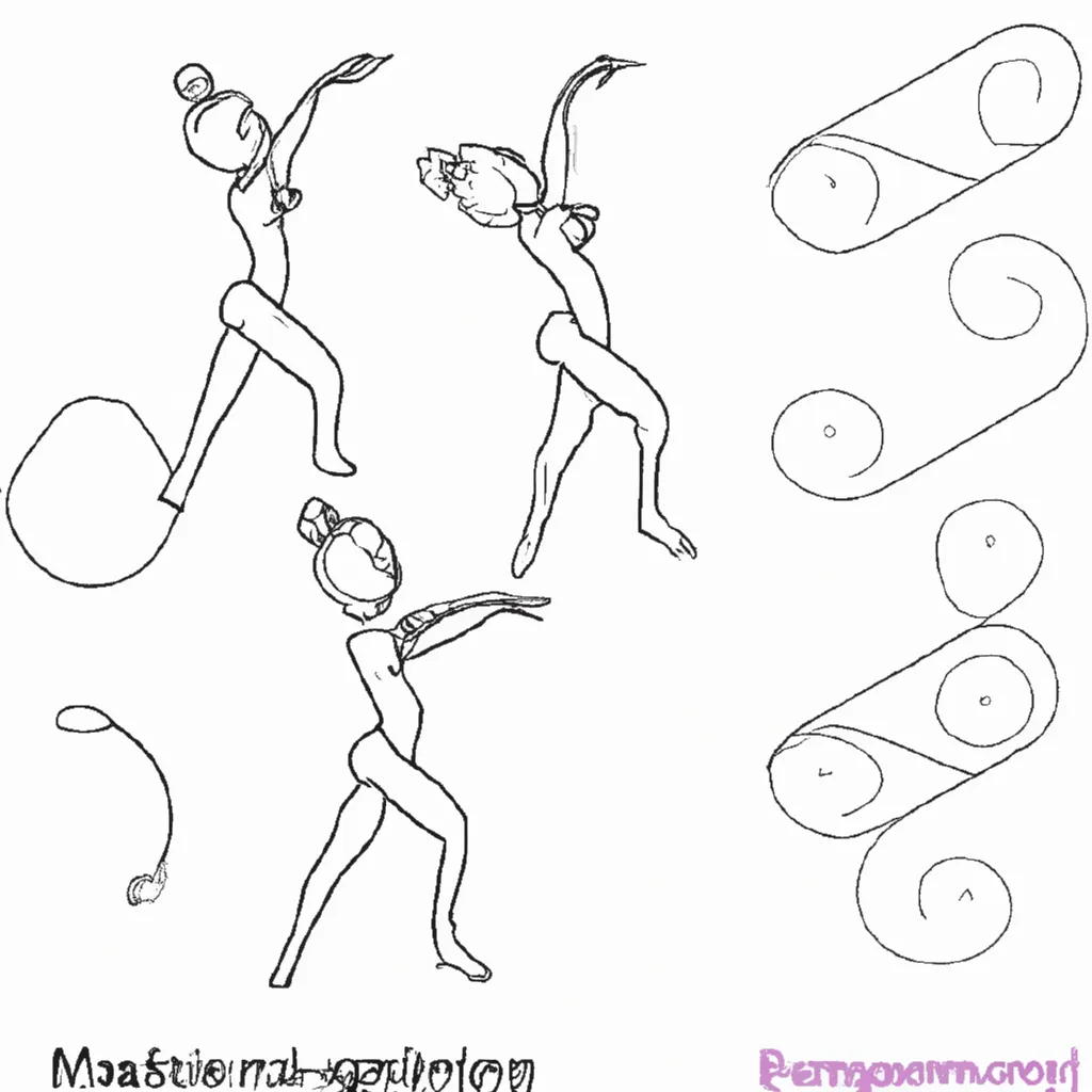 desenhos ginastica ritmica imprimir pintar 8
