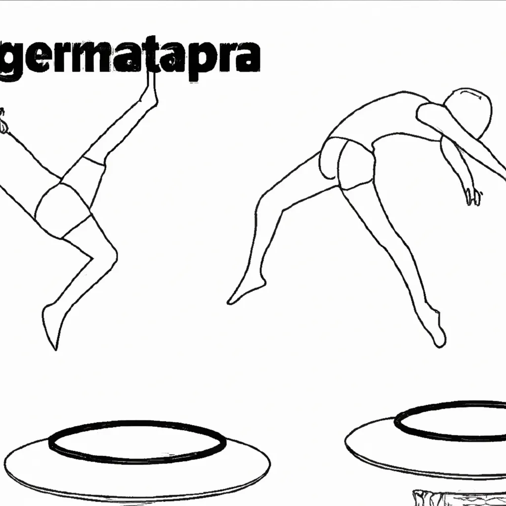 arte equilibrio desenhos ginastica trampolim imprimir pintar