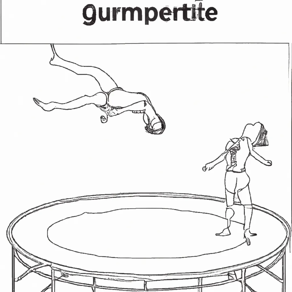 arte equilibrio desenhos ginastica trampolim imprimir pintar 2