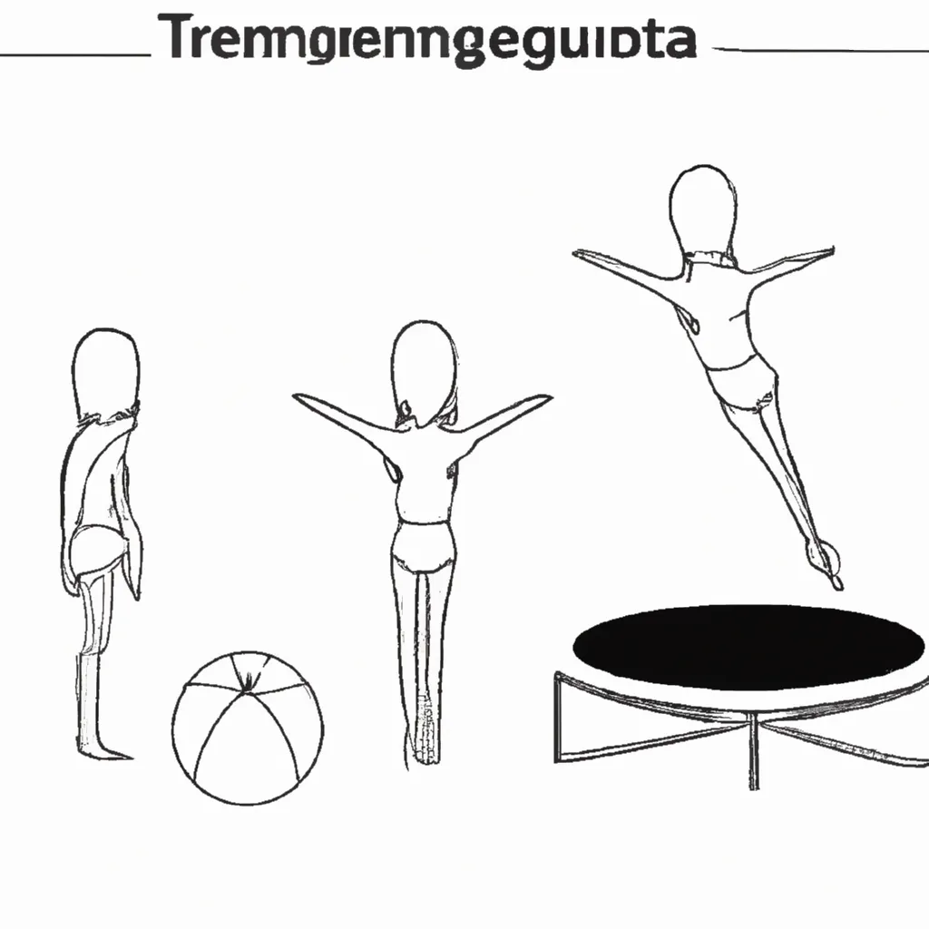 arte equilibrio desenhos ginastica trampolim imprimir pintar 5