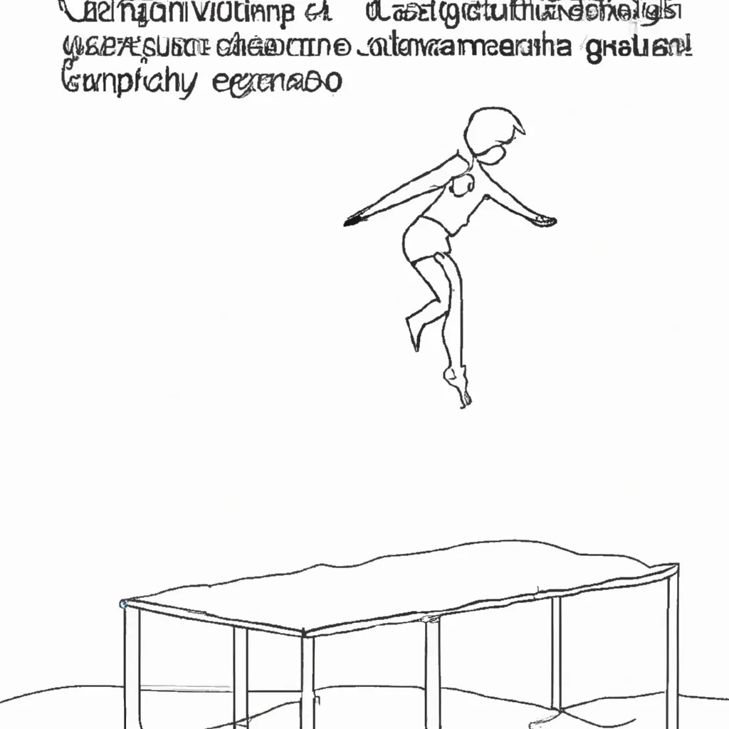 arte equilibrio desenhos ginastica trampolim imprimir pintar 6