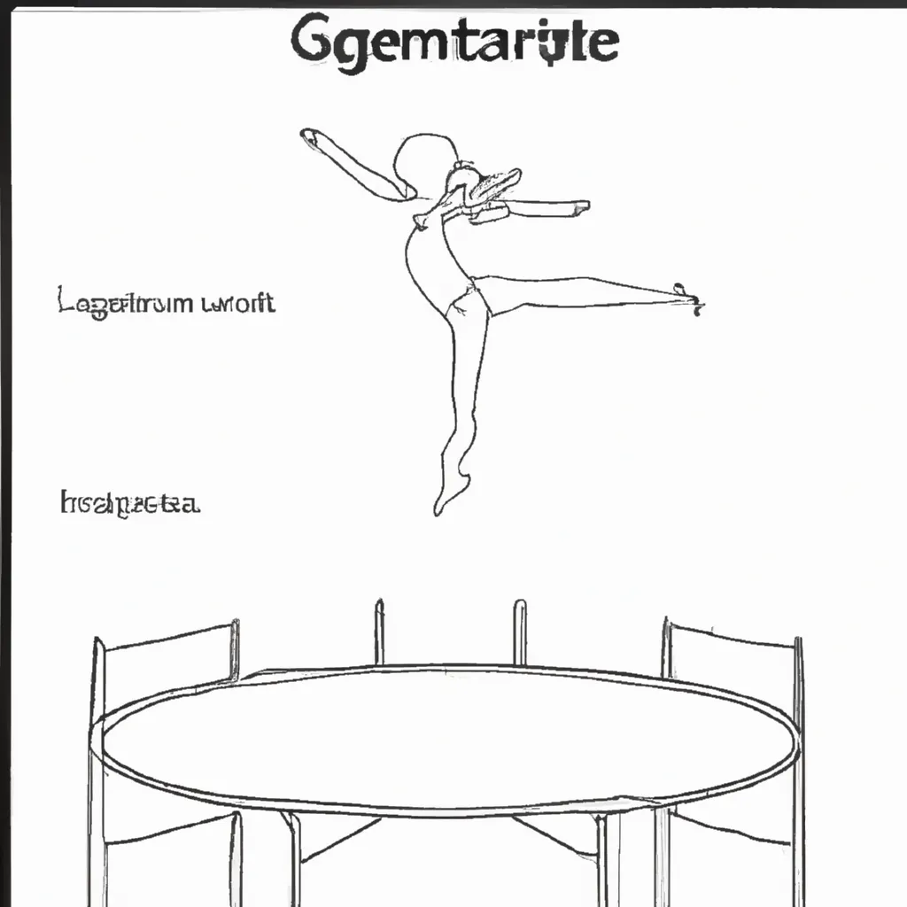 arte equilibrio desenhos ginastica trampolim imprimir pintar 9