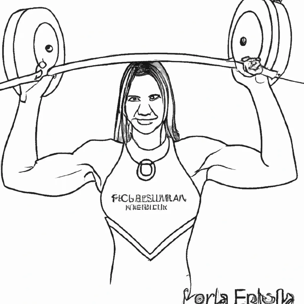 desenhos halterofilismo olimpico 9