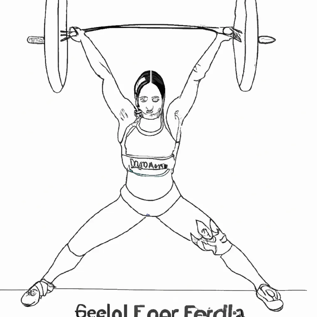 desenhos halterofilismo olimpico 10