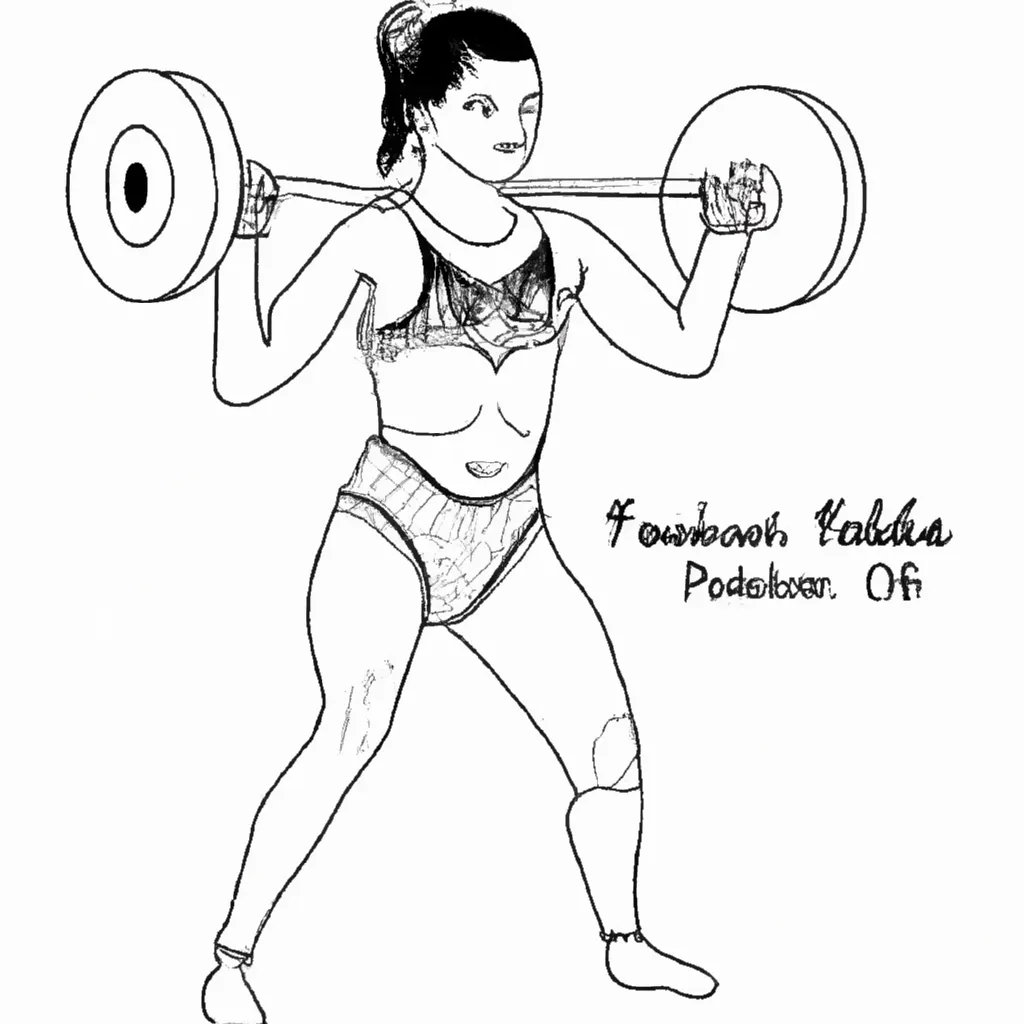 desenhos halterofilismo olimpico 13