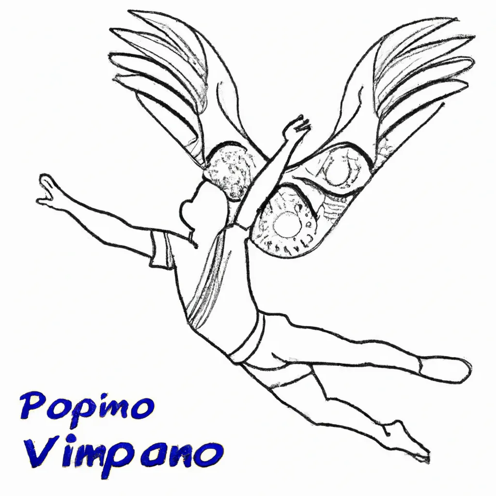 voo olimpico desenhos salto ornamental imprimir 3