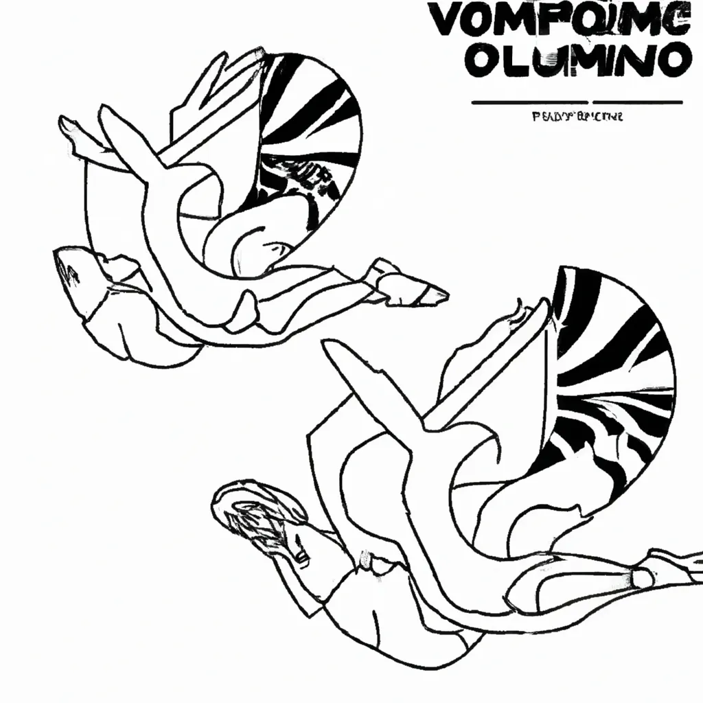 voo olimpico desenhos salto ornamental imprimir 6