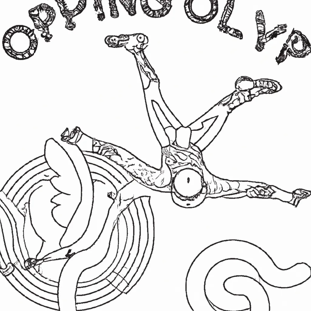voo olimpico desenhos salto ornamental imprimir 10