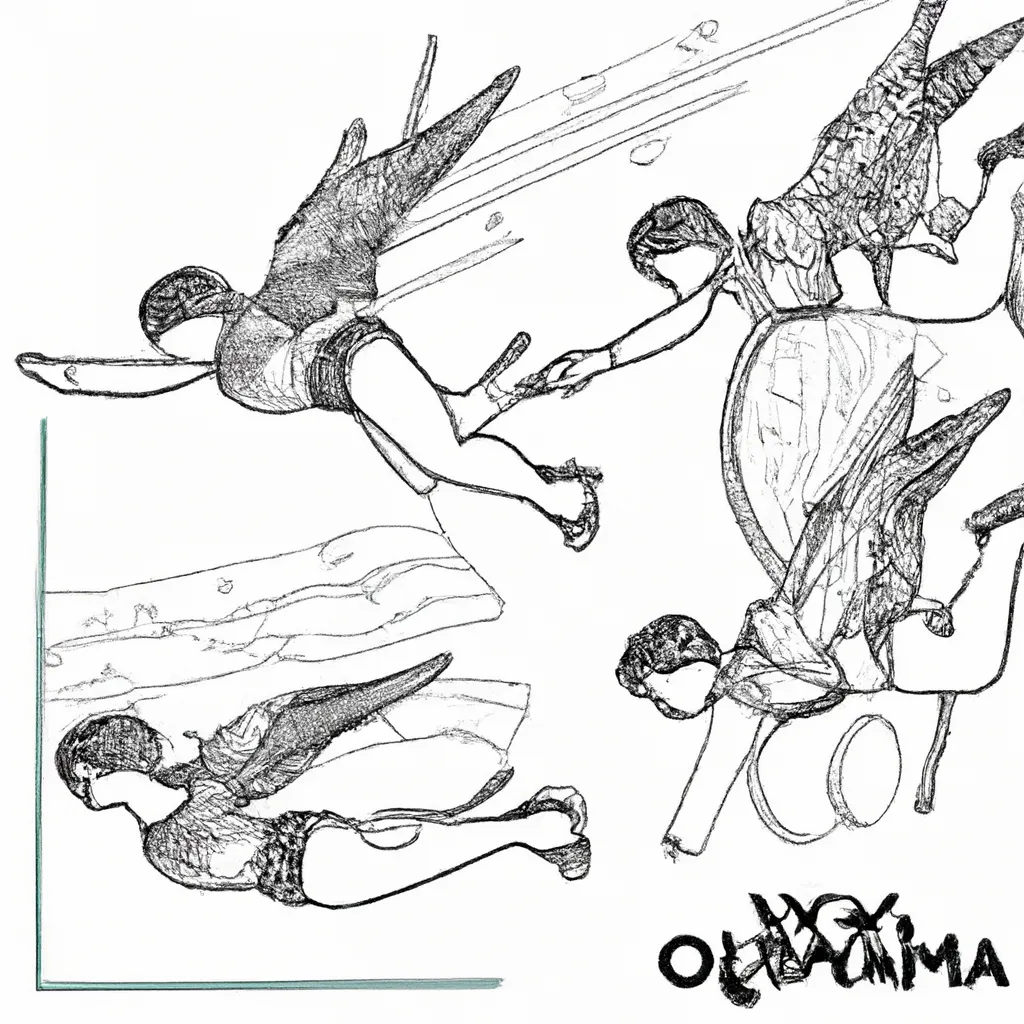 voo olimpico desenhos salto ornamental imprimir 12