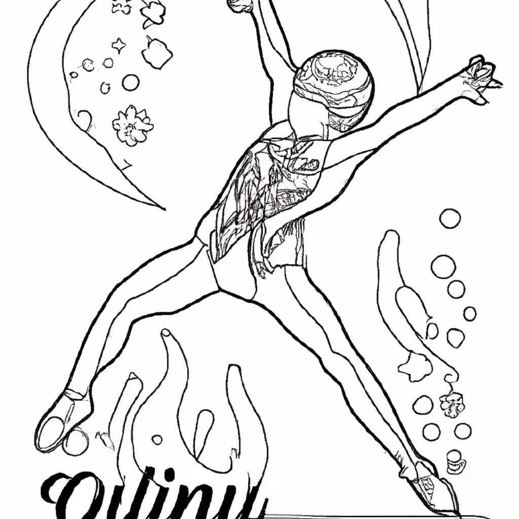 voo olimpico desenhos salto ornamental imprimir 13