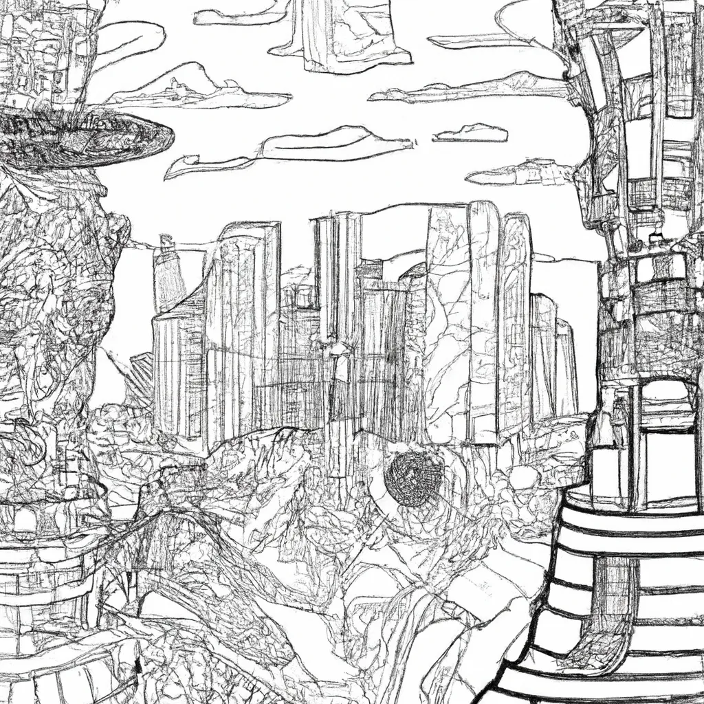 desenhos cidades futuristas imprimir colorir pinceladas amanha desenhos cidades futuristas imprimir colorir pinceladas amanha