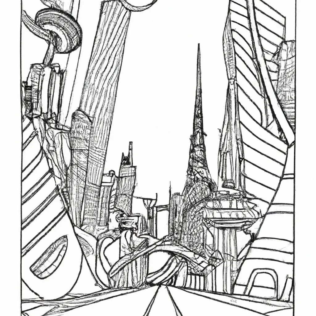 desenhos cidades futuristas imprimir colorir pinceladas amanha 3 desenhos cidades futuristas imprimir colorir pinceladas amanha 3