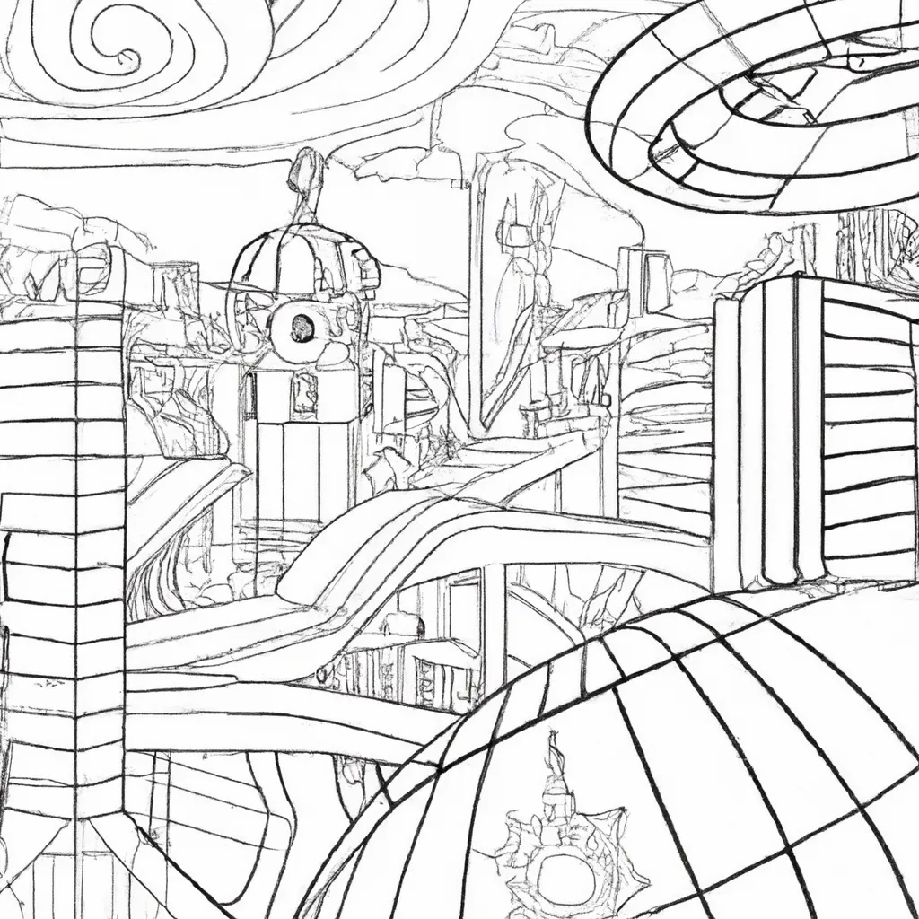desenhos cidades futuristas imprimir colorir pinceladas amanha 9 desenhos cidades futuristas imprimir colorir pinceladas amanha 9