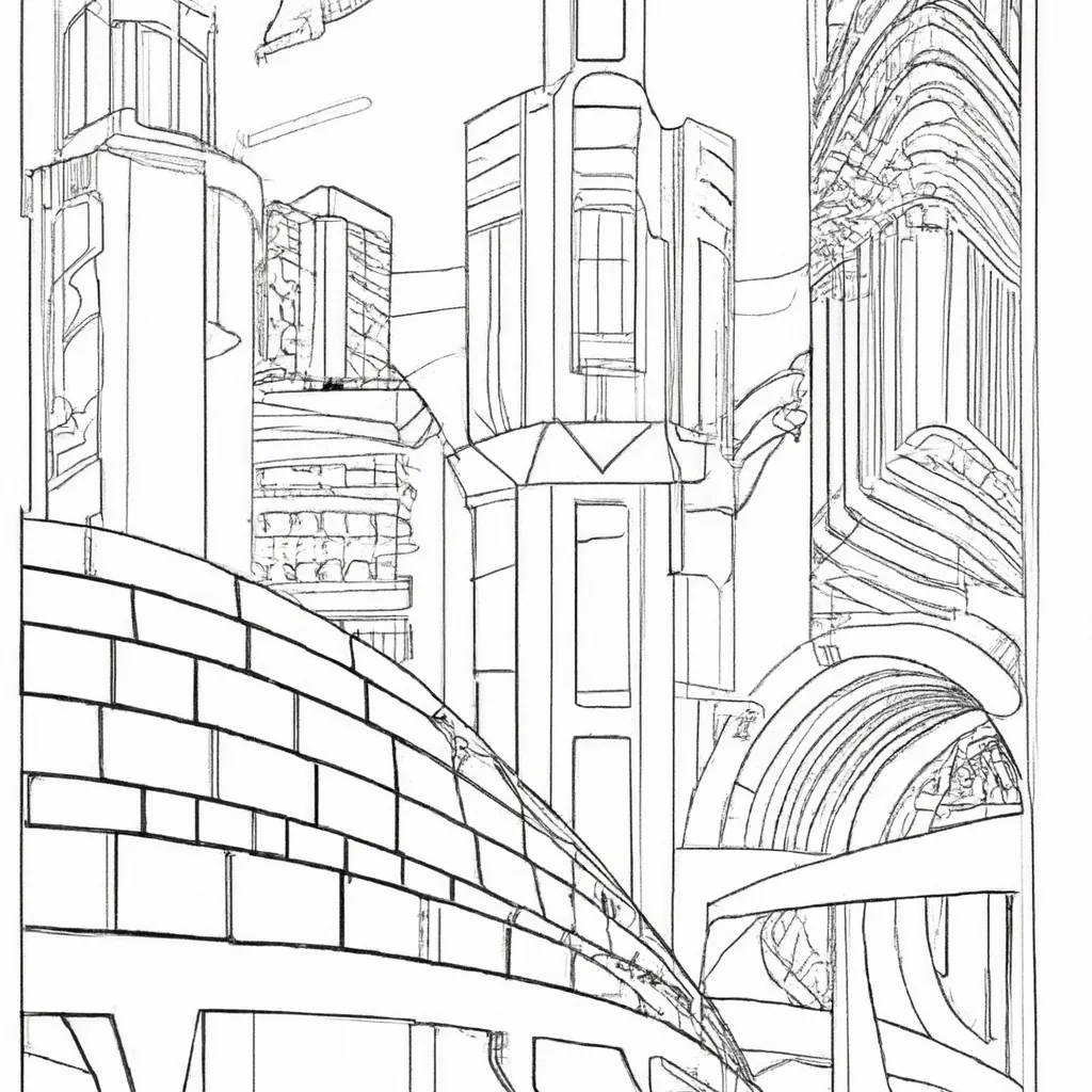 desenhos cidades futuristas imprimir colorir pinceladas amanha 13 desenhos cidades futuristas imprimir colorir pinceladas amanha 13