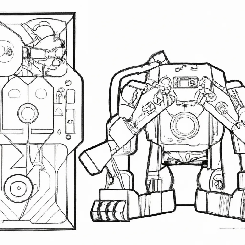 dominio maquinas desenhos uprising robotico 5