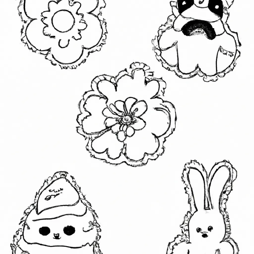 desenhos artesanato feltro imprimir colorir 5
