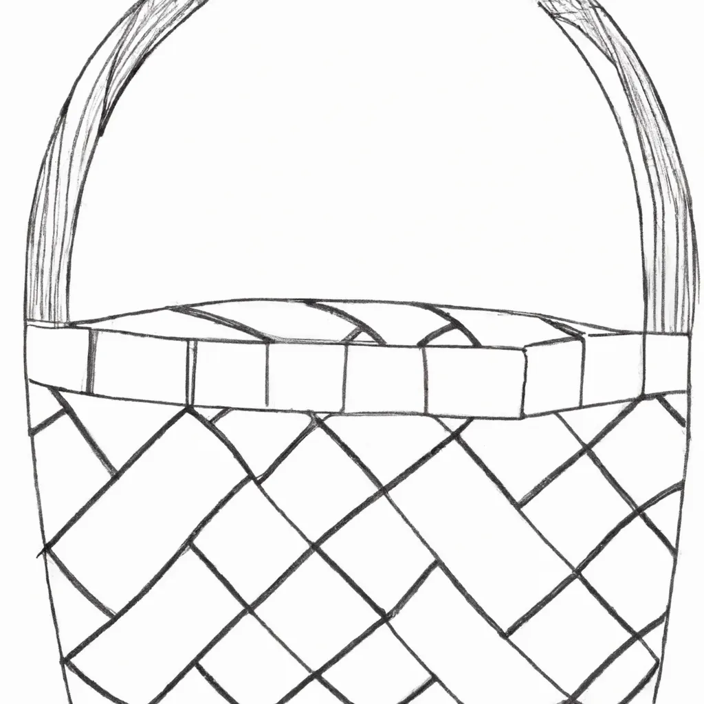 encantos rusticos desenhos cestaria imprimir colorir 1