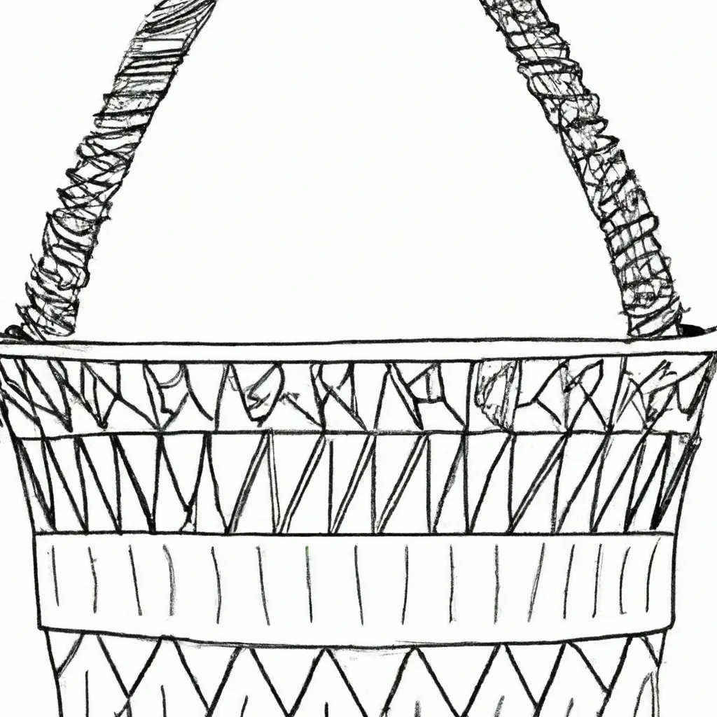 encantos rusticos desenhos cestaria imprimir colorir 13