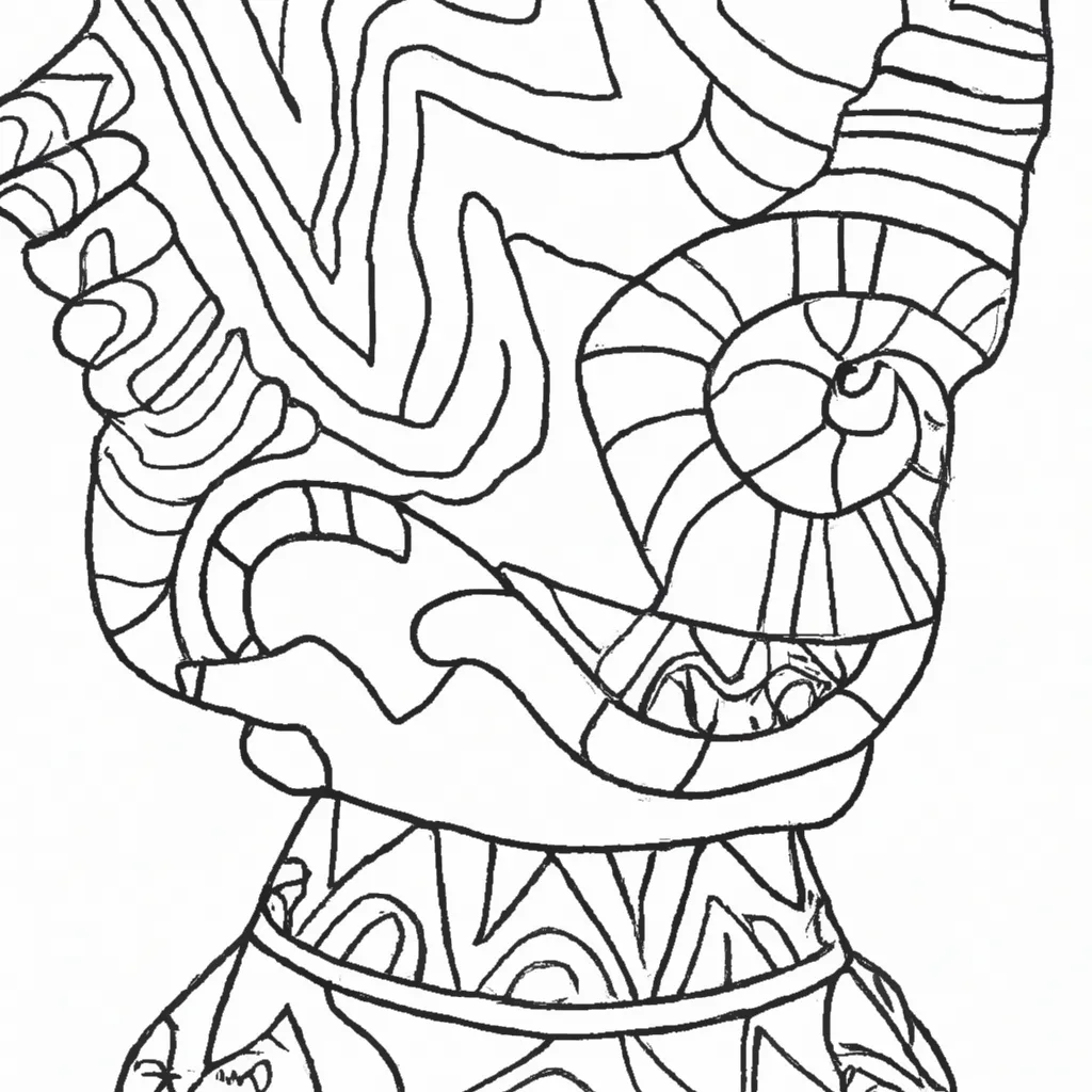 formas encantam desenhos escultura argila imprimir colorir 7