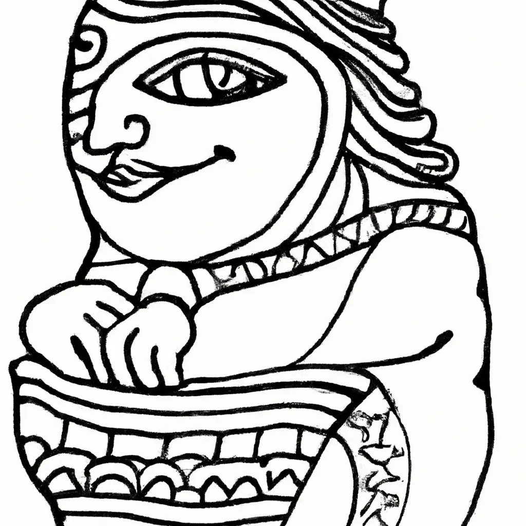 formas encantam desenhos escultura argila imprimir colorir 8