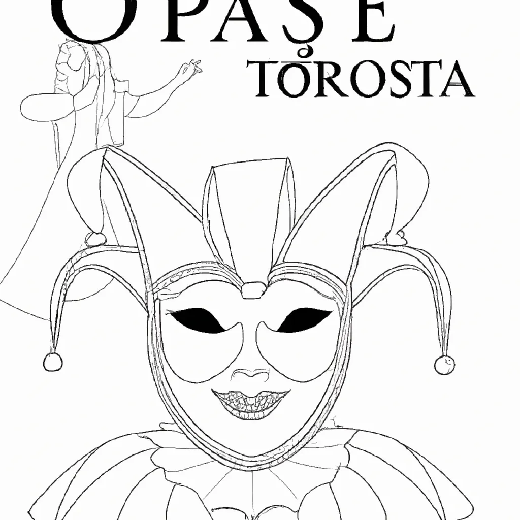 por tras da mascara desenhos fantasma opera imprimir colorir 1