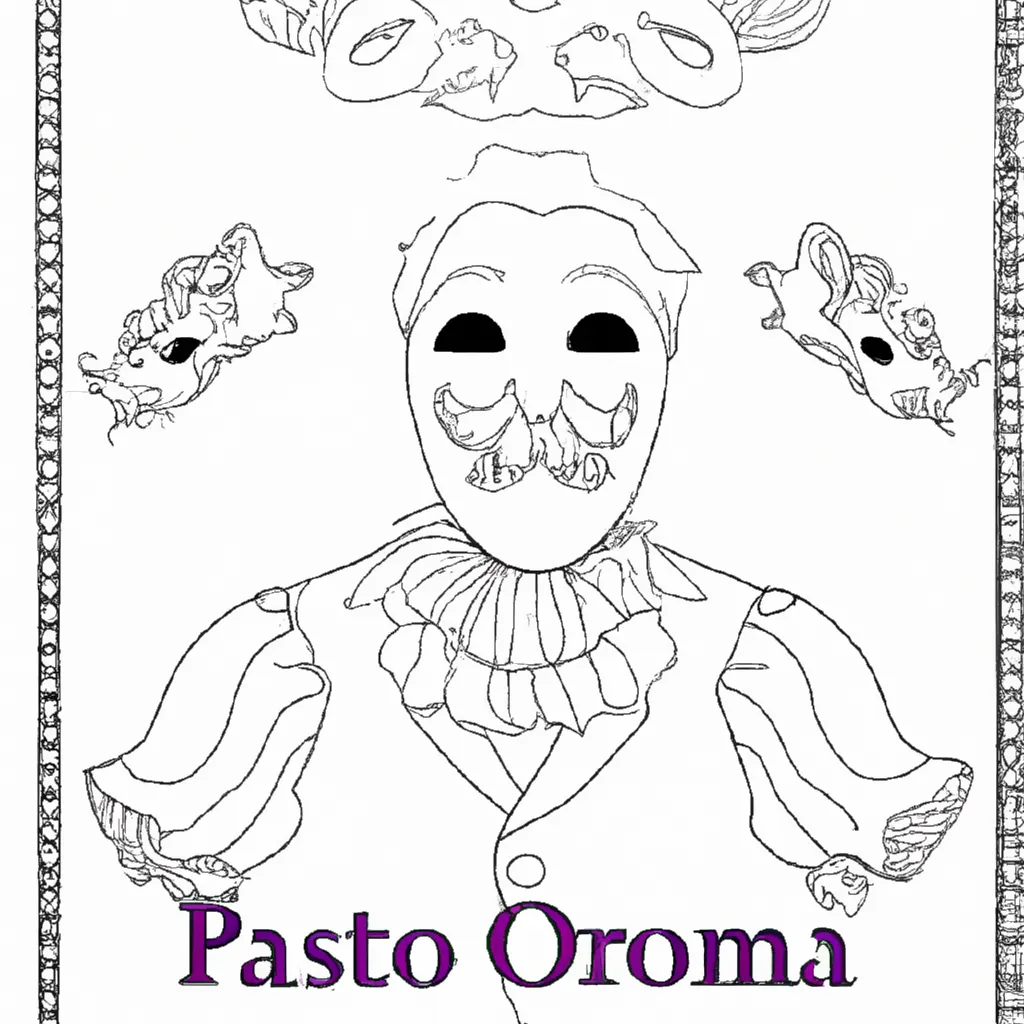 por tras da mascara desenhos fantasma opera imprimir colorir 7