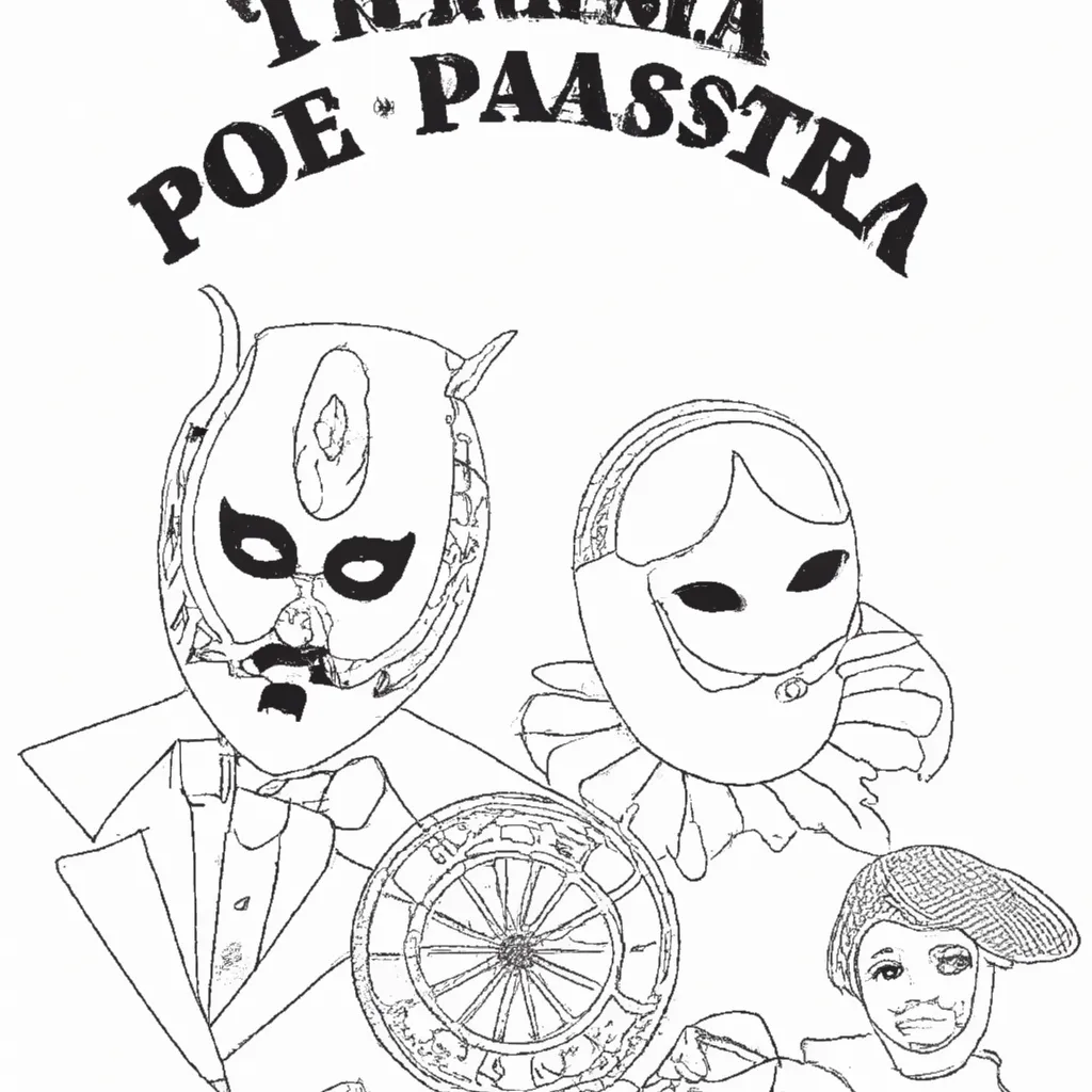 por tras da mascara desenhos fantasma opera imprimir colorir 9