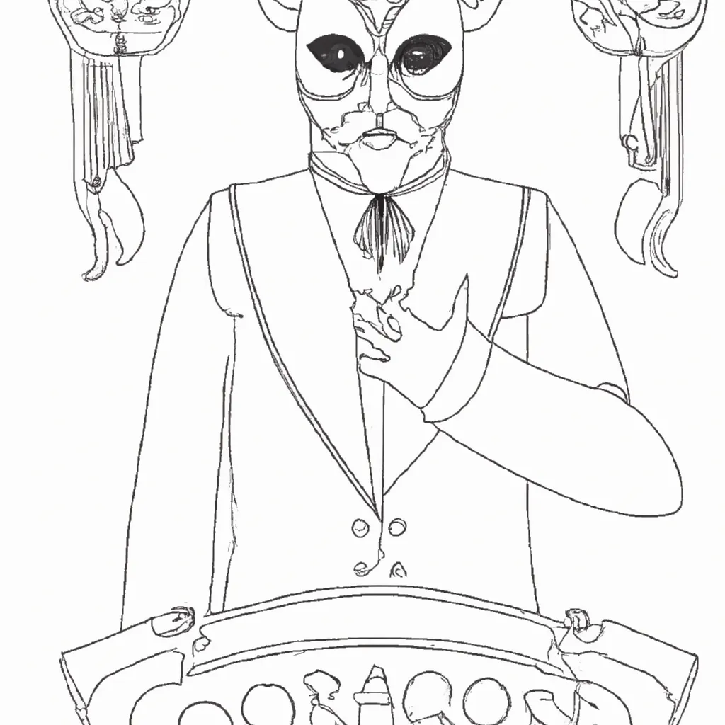 por tras da mascara desenhos fantasma opera imprimir colorir 11