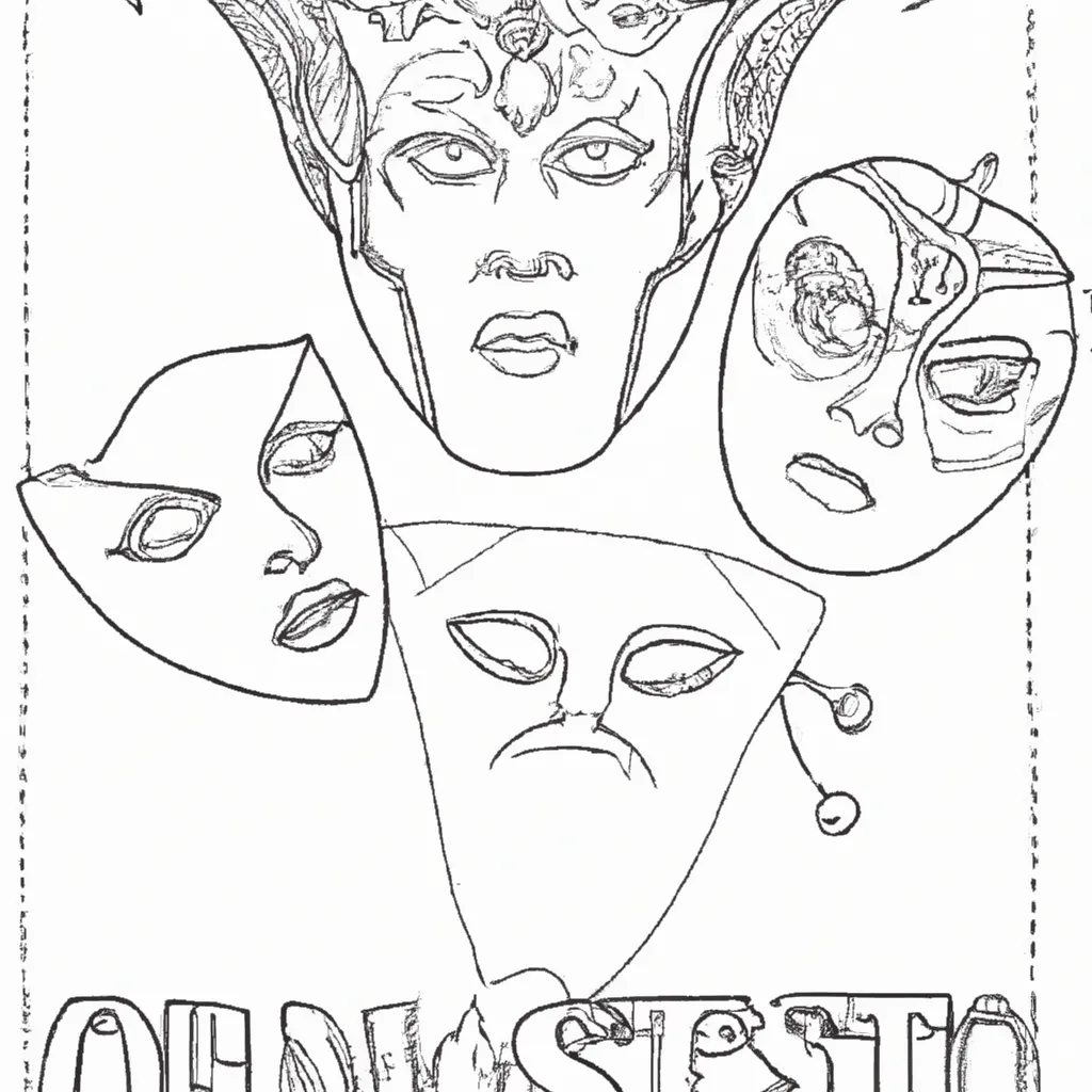 por tras da mascara desenhos fantasma opera imprimir colorir 13