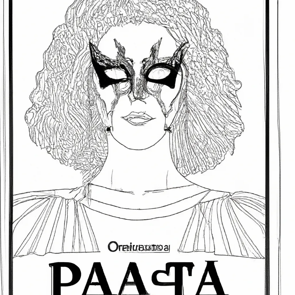 por tras da mascara desenhos fantasma opera imprimir colorir 14