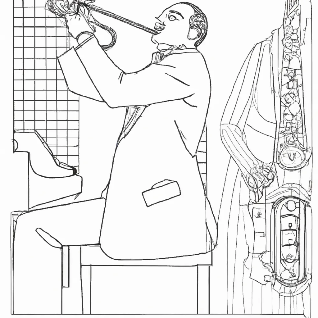ritmo jazz desenhos grande gatsby imprimir colorir 2