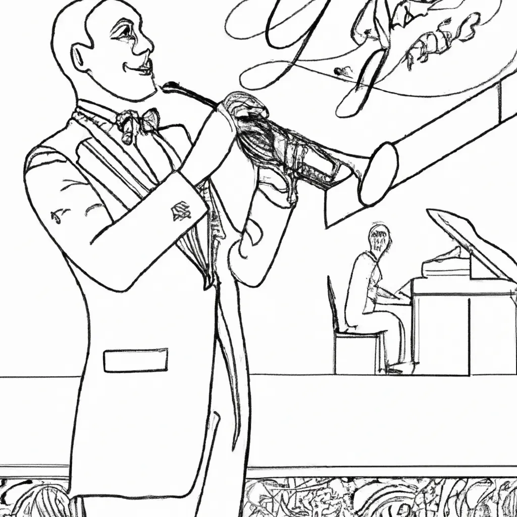 ritmo jazz desenhos grande gatsby imprimir colorir 7