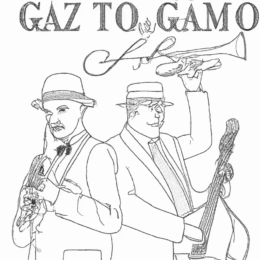 ritmo jazz desenhos grande gatsby imprimir colorir 8