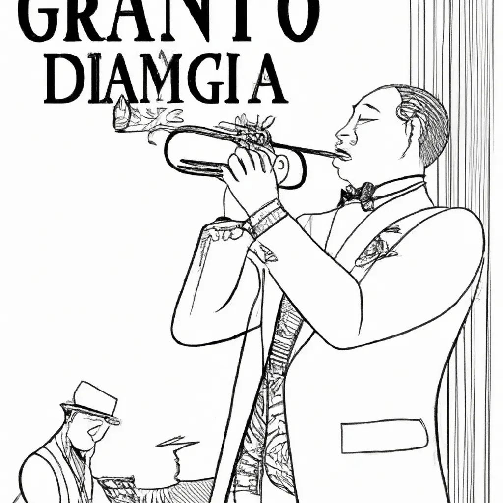 ritmo jazz desenhos grande gatsby imprimir colorir 13