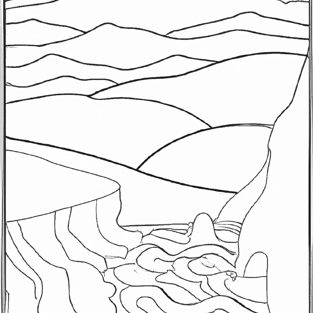 horizonte distante desenhos odisseia imprimir colorir