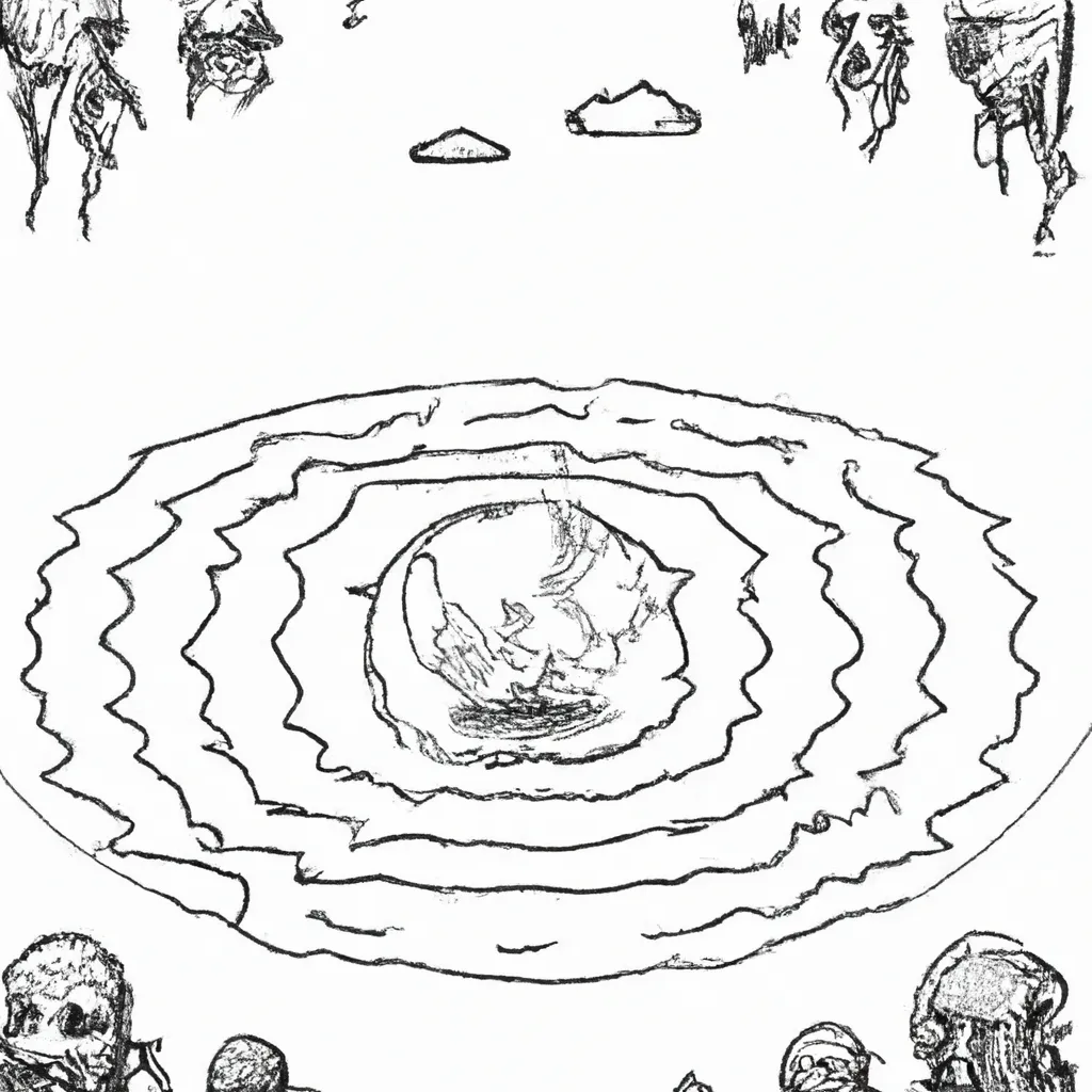 horizonte distante desenhos odisseia imprimir colorir 2