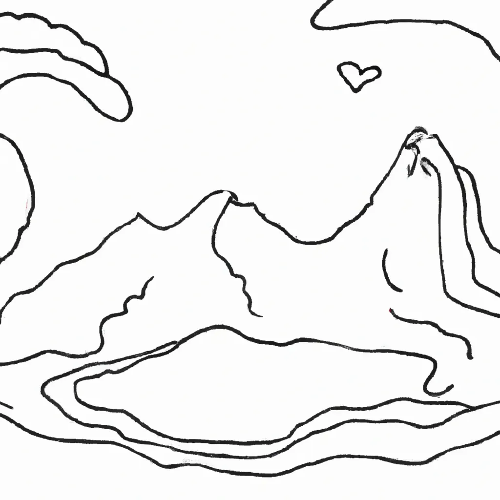 horizonte distante desenhos odisseia imprimir colorir 3