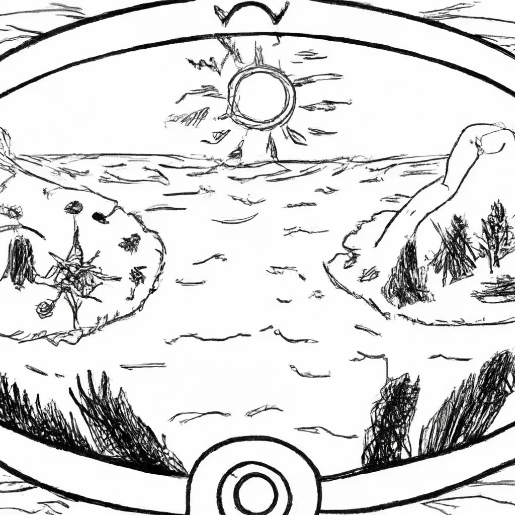 horizonte distante desenhos odisseia imprimir colorir 11