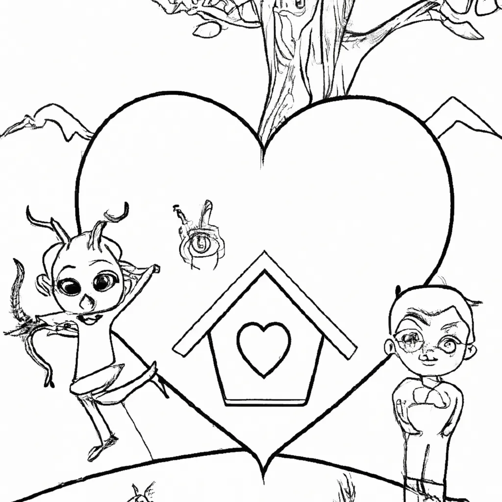 heranca amor desenhos morro ventos uivantes imprimir colorir 4