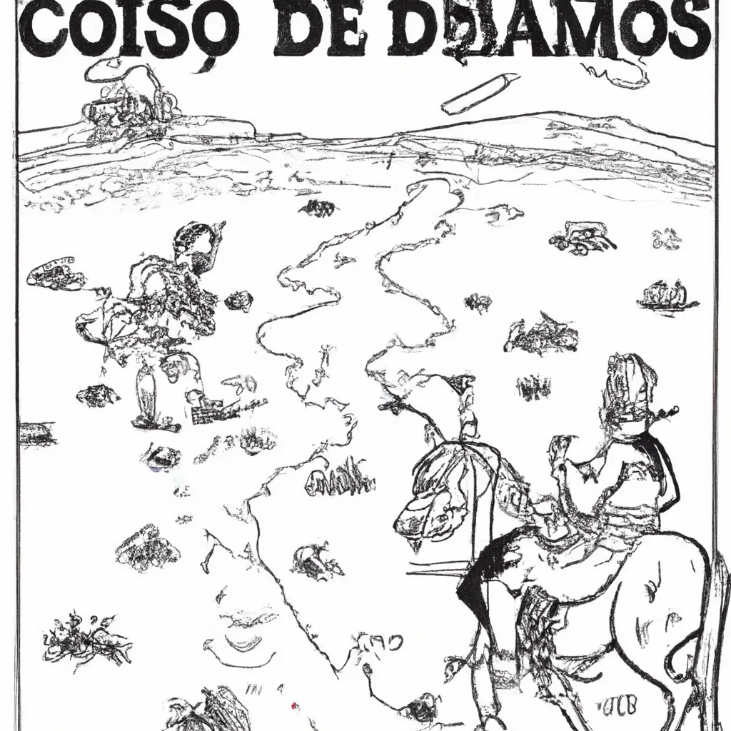 caminhos distantes desenhos dom quixote imprimir colorir 6 caminhos distantes desenhos dom quixote imprimir colorir 6
