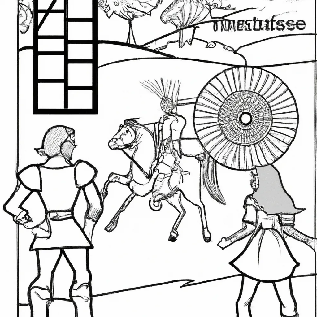 caminhos distantes desenhos dom quixote imprimir colorir 9 caminhos distantes desenhos dom quixote imprimir colorir 9