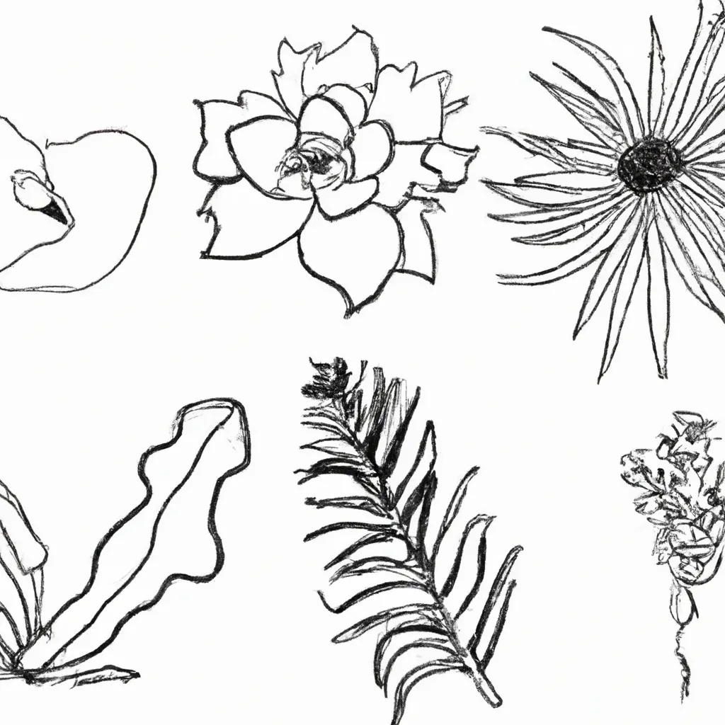 natureza em linhas desenhos padroes naturais 4